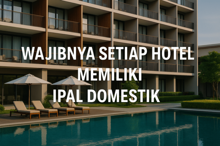 Wajibnya Setiap Hotel Memiliki IPAL Domestik: Antara Kepatuhan, Lingkungan, dan Citra Bisnis